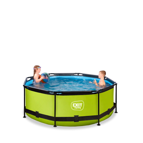 Piscine EXIT Lime &oslash;244x76cm avec pompe filtrante - vert