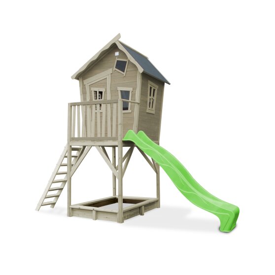 Cabane en bois EXIT Crooky 700 - gris-beige