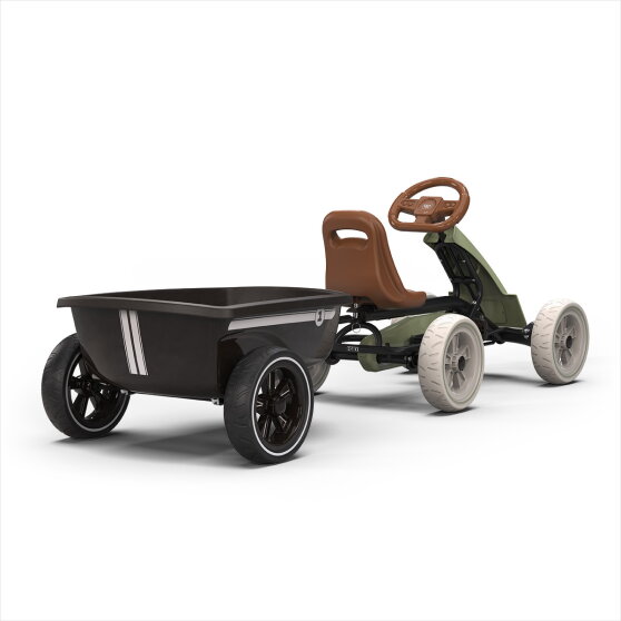 EXIT Foxy kart à pédales avec remorque pour enfants vert | dès 2 ans