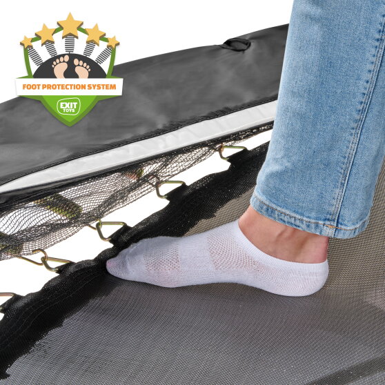 Trampoline enterr&eacute; EXIT Allure Premium &oslash;427cm - noir