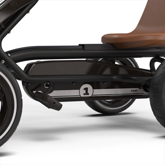 EXIT Foxy kart à pédales pour enfants noir | kart à pédales dès 2 ans