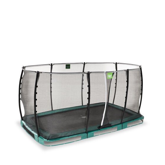 Trampoline enterr&eacute; EXIT Allure Classic 244x427cm - vert