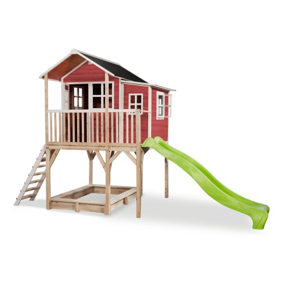 Cabane en bois EXIT Loft 750 - rouge