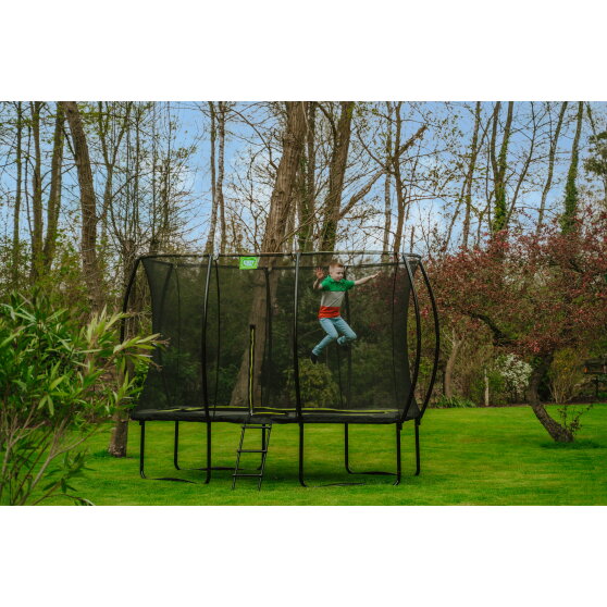 Trampoline EXIT Silhouette 244x366cm - noir