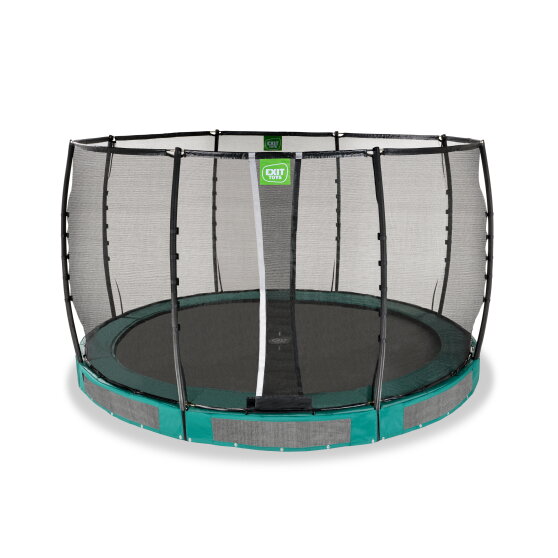 Trampoline enterr&eacute; EXIT Allure Premium &oslash;366cm - vert