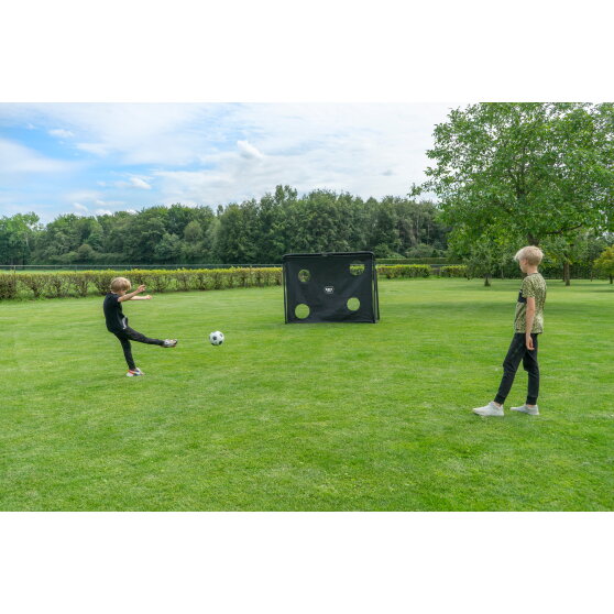 But de football en acier EXIT Coppa 220 x 170 cm - noir
