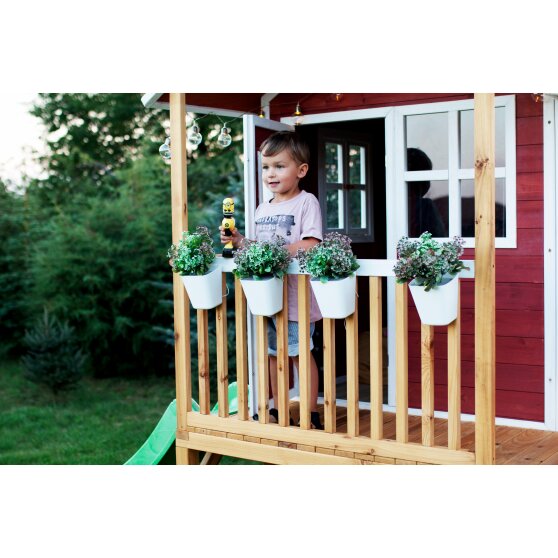 Cabane en bois EXIT Loft 700 - rouge