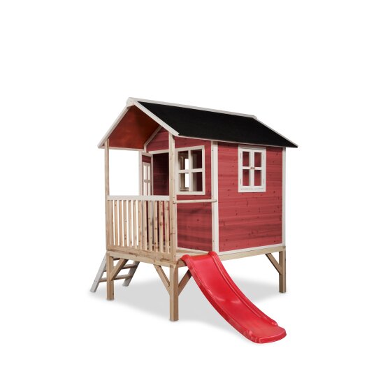 Cabane en bois EXIT Loft 300 - rouge