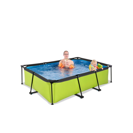 Piscine EXIT Lime 220x150x65cm avec pompe filtrante - vert