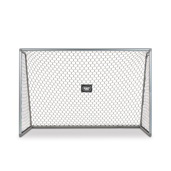But de football en aluminium EXIT Scala 300 x 200 cm - argent mat