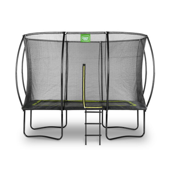 Trampoline EXIT Silhouette 214x305cm avec échelle - noir