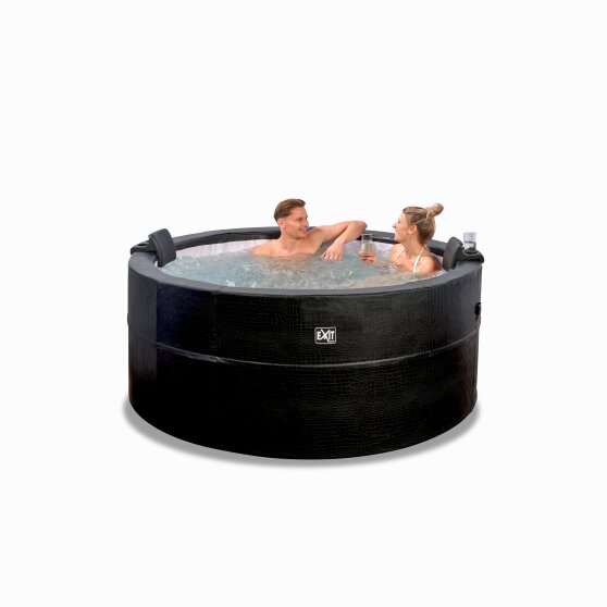EXIT ensemble appuie-tête et support à gobelets pour spa Leather Premium
