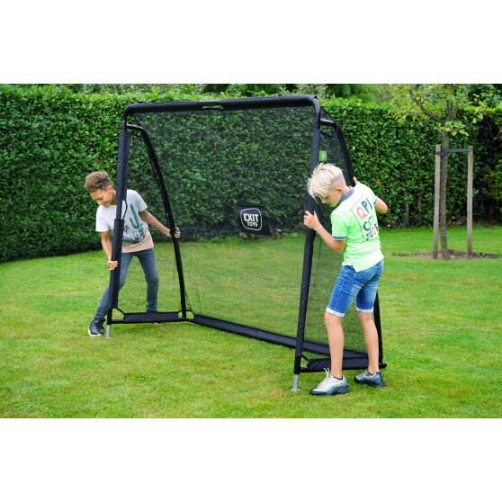 But de football en acier EXIT Coppa 220 x 170 cm - noir