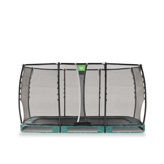 Trampoline enterr&eacute; EXIT Allure Premium 214x366cm - vert