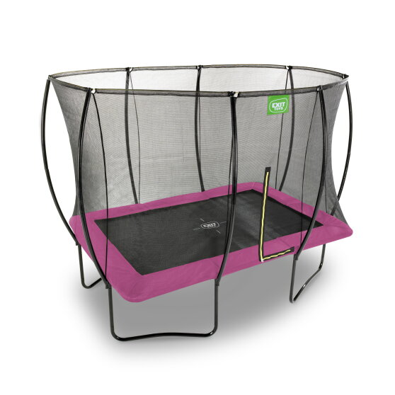 Trampoline EXIT Silhouette 244x366cm - rose