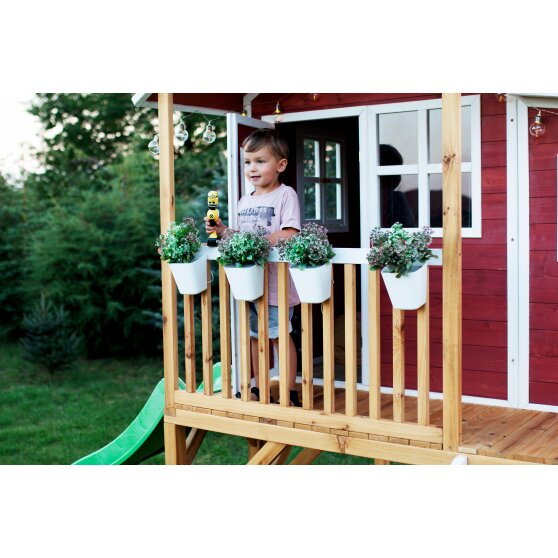 Cabane en bois EXIT Loft 750 - rouge