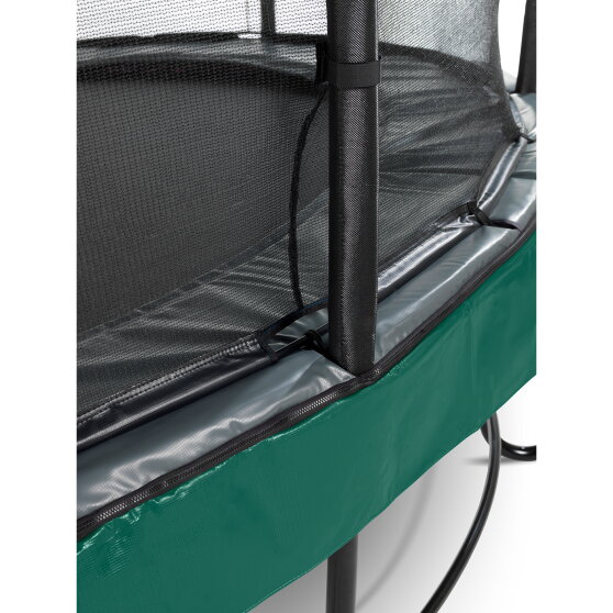 Trampoline EXIT Elegant Premium ensemble complet ø366cm - vert
