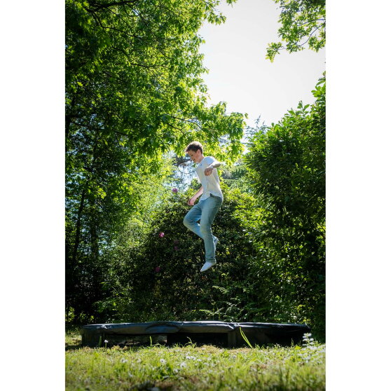 Trampoline enterré EXIT Silhouette sports ø305cm - noir