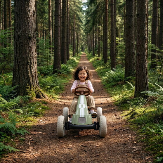 EXIT Foxy kart &agrave; p&eacute;dales pour enfants vert | kart &agrave; p&eacute;dales d&egrave;s 2 ans