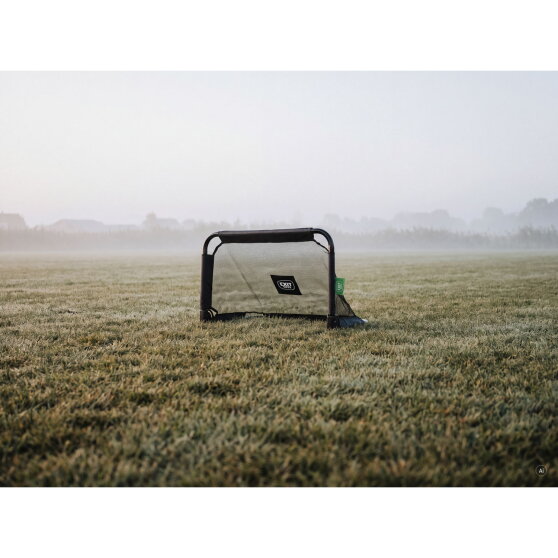 Buts de football en acier EXIT Pico 90x60cm (lot de 2) - noir