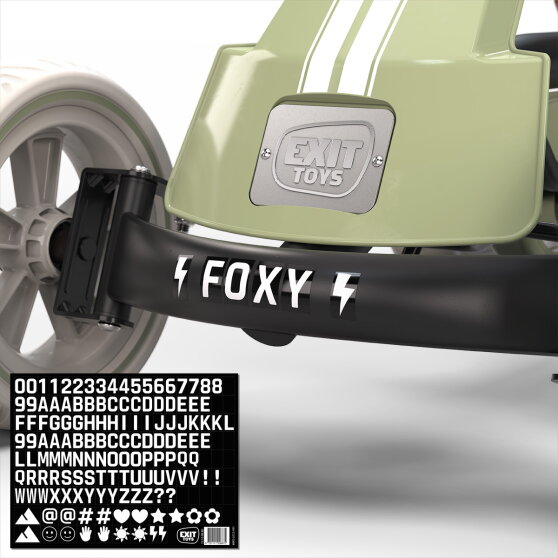 EXIT Foxy kart &agrave; p&eacute;dales pour enfants vert | kart &agrave; p&eacute;dales d&egrave;s 2 ans