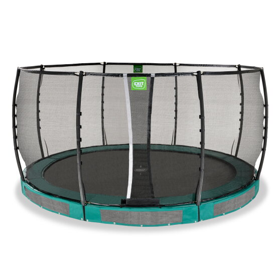 Trampoline enterr&eacute; EXIT Allure Premium &oslash;427cm - vert