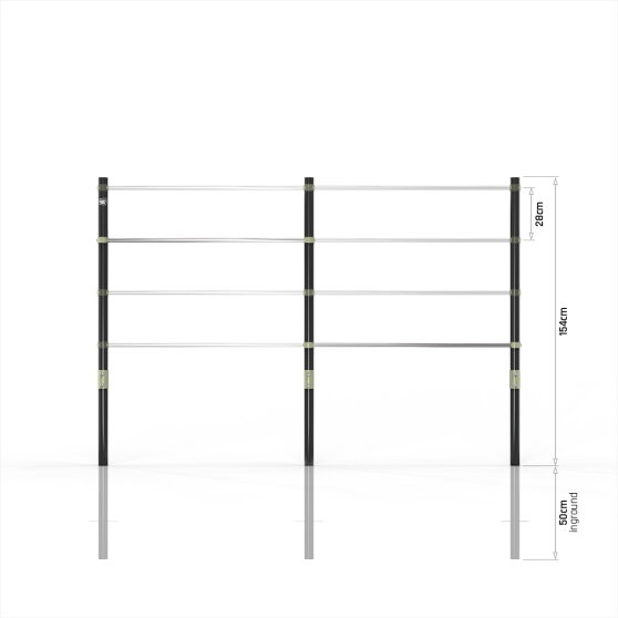 EXIT Ivy double barre fixe