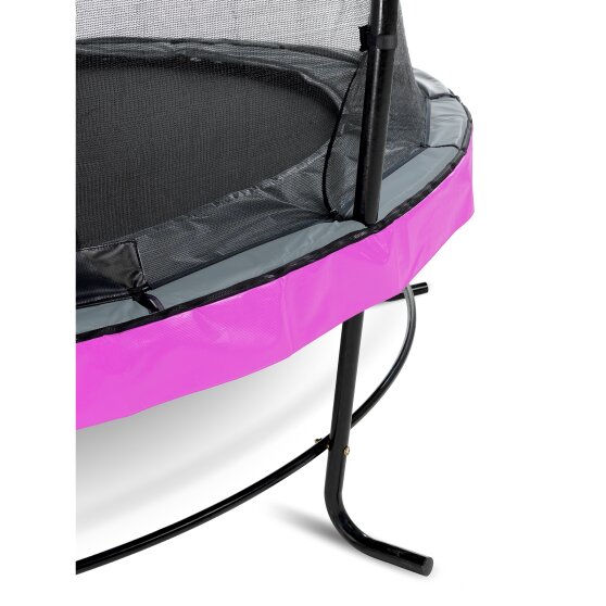 Trampoline EXIT Elegant ø427cm avec filet de sécurité Economy - violet