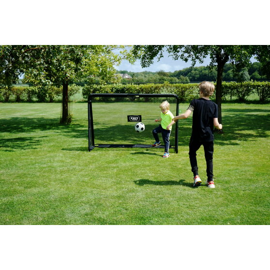But de football en acier EXIT Maestro 180 x 120 cm - noir