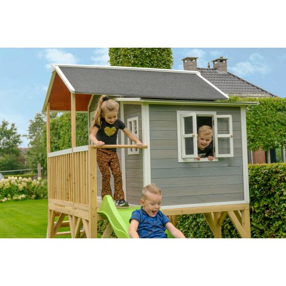 Maisonnette en bois EXIT Loft 550 - gris