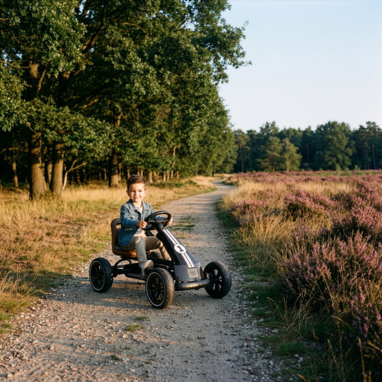 EXIT Foxy kart à pédales pour enfants noir | kart à pédales dès 2 ans