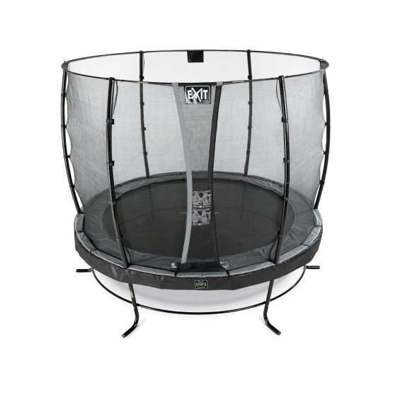 Trampoline EXIT Elegant Premium ø253cm avec filet de sécurité Economy - noir
