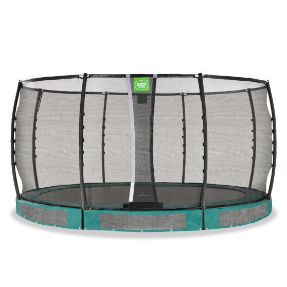 Trampoline enterr&eacute; EXIT Allure Premium &oslash;427cm - vert