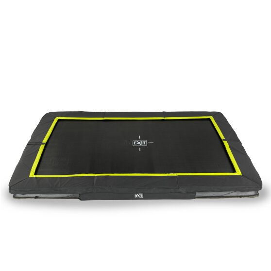 Le trampoline EXIT Silhouette inground 244x366cm - noir