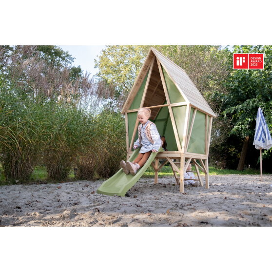 Maisonnette Yuki 300 avec toboggan EXIT Toys