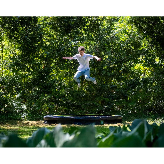 Trampoline enterré EXIT Silhouette sports ø305cm - noir