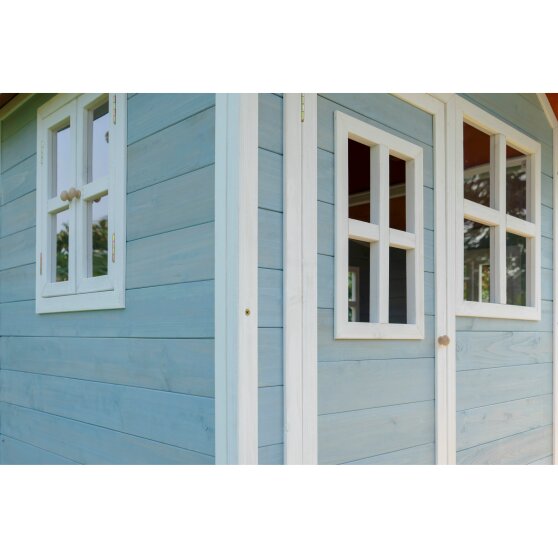 Maisonnette en bois EXIT Loft 150 - bleu