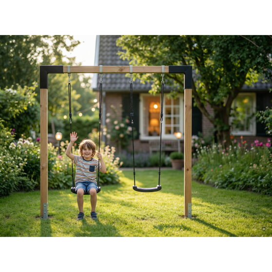 EXIT Linea 85 balan&ccedil;oire double en bois | Douglas