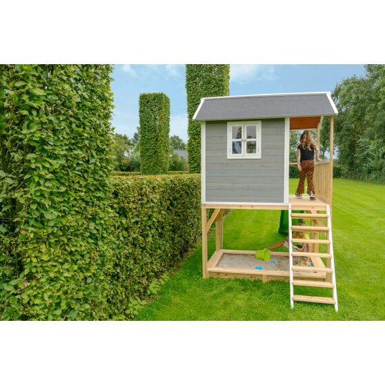 Maisonnette en bois EXIT Loft 700 - gris
