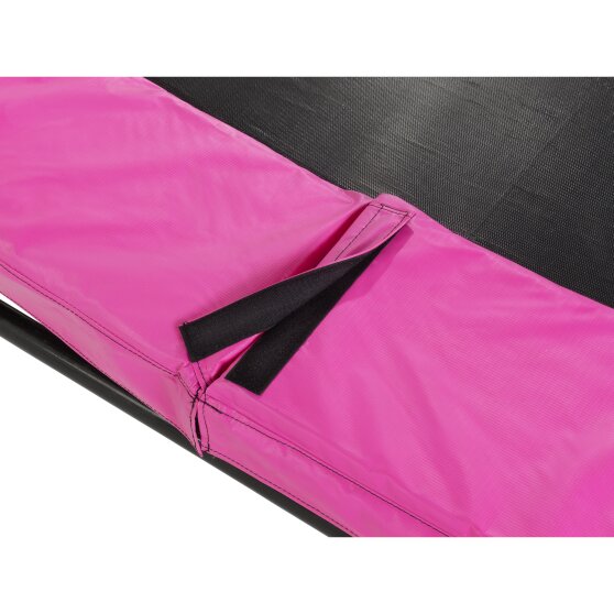 Le trampoline EXIT Silhouette inground 244x366cm - rose