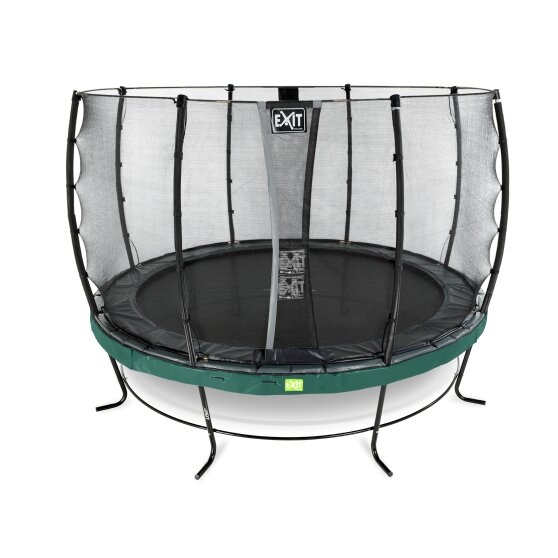 Trampoline EXIT Elegant ø366cm avec filet de sécurité Economy - vert