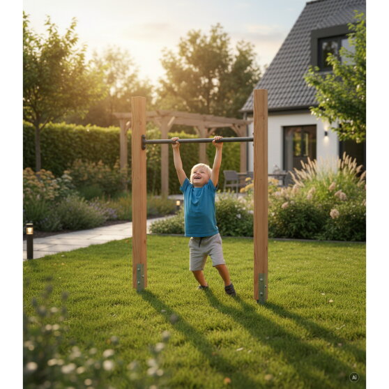 Barre fixe en bois EXIT Linea Robust 110
