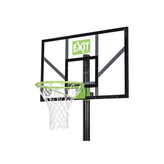 EXIT Panier de basket-ball enfant mural Galaxy, anneau dunk vert/noir