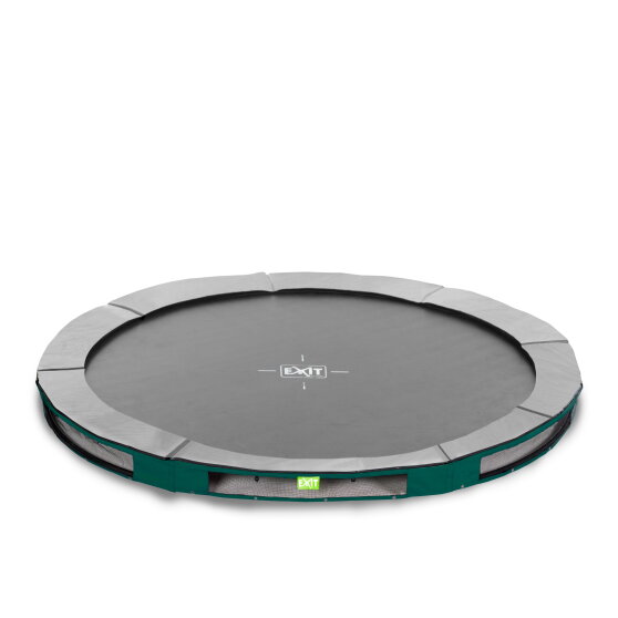 Trampoline enterré EXIT Elegant sports ø427cm - vert