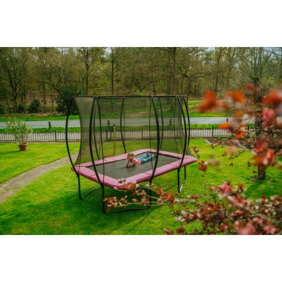 Trampoline EXIT Silhouette 214x305cm - rose