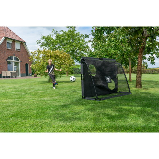 But de football en acier EXIT Maestro 180 x 120 cm - noir