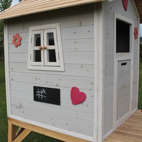 Ensemble de décoration pour cabane en bois EXIT (lot de 7) - rose