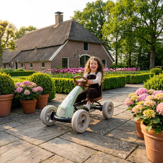 EXIT Foxy kart à pédales pour enfants vert | kart à pédales dès 2 ans