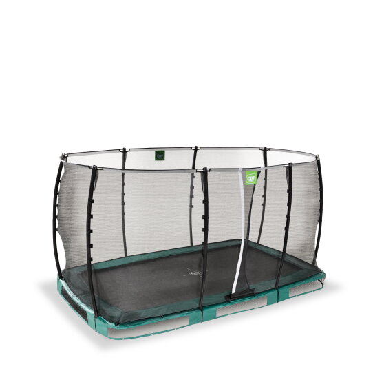 Trampoline enterr&eacute; EXIT Allure Classic 214x366cm - vert