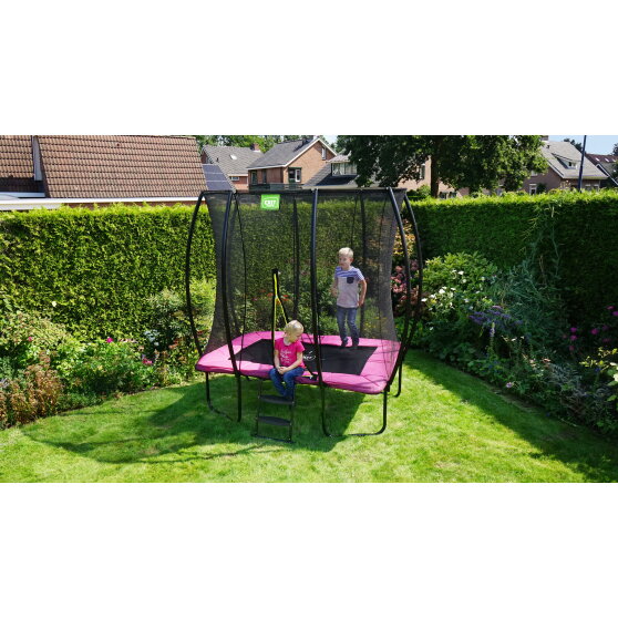 Trampoline EXIT Silhouette 153x214cm - rose